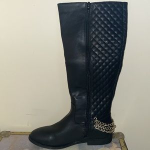 Black Knee-high Boots. Size 6.5
